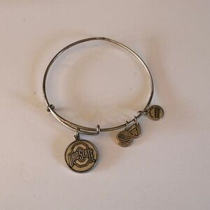 Ohio State Silver Charm Bracelet Alex and Ani